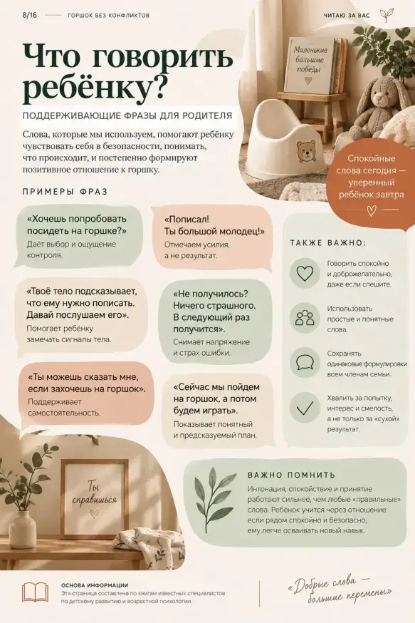 Страница гайда «Что говорить ребёнку?»