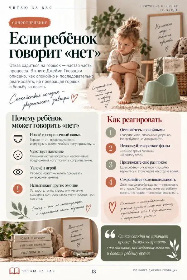 Страница гайда «Если ребёнок говорит „нет“»