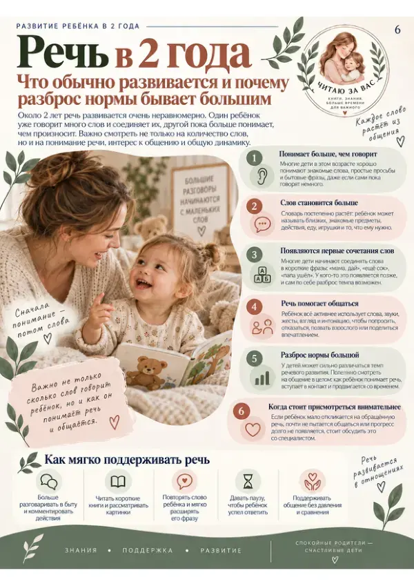 Страница гайда «Речь в 2 года»